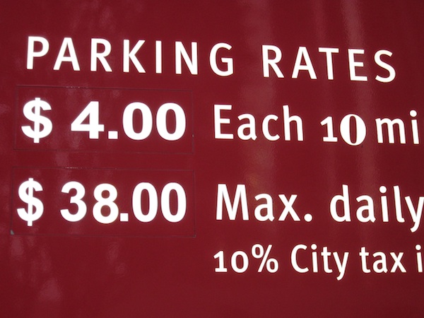 LA parking rates